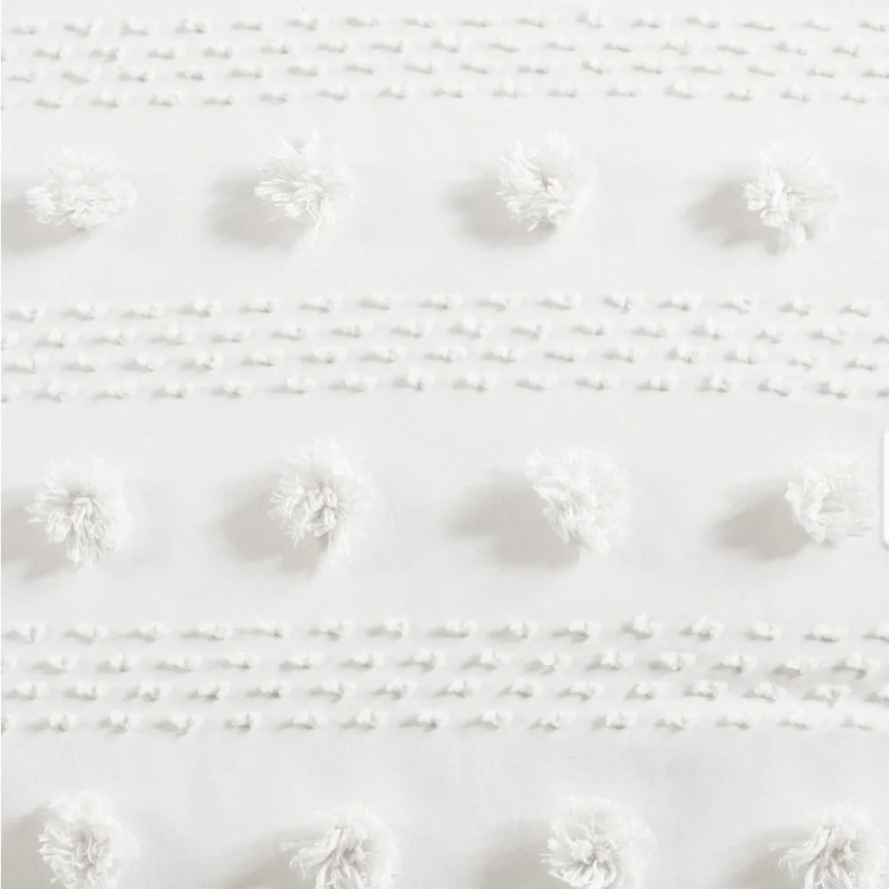 Intelligent Design Lucy Clip Jacquard Duvet Cover Set (Insert Excluded Queen - Picture 4 of 10